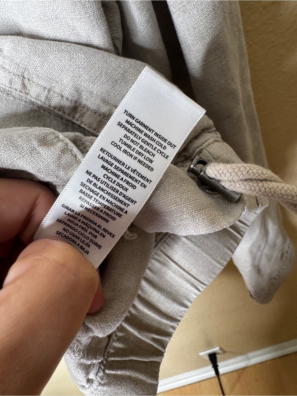 Splendid Collection Jacket Women Medium Gray Linen Blend Utility Drawstring Hem - Picture 5 of 8